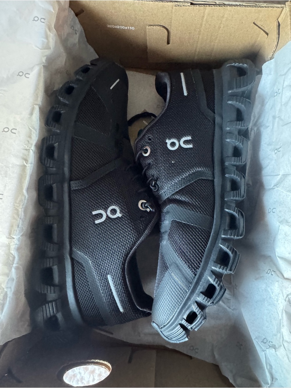 On Cloud Running Women’s Black Athletic Shoes